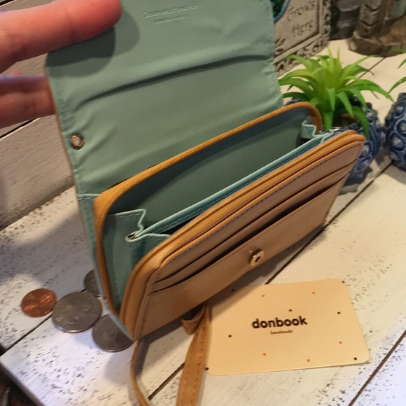 Mocha Brown Crown Clutch IPhone / Samsung Wallet - Picture 2 of 8